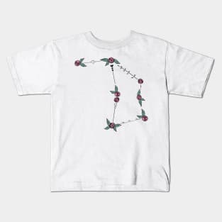 Ara (The Alter) Constellation Roses and Hearts Doodle Kids T-Shirt